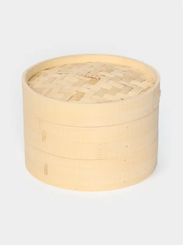 Пароварка Доляна &laquo;Восточная кухня&raquo;, 2 этажа, d=21 см, бамбук