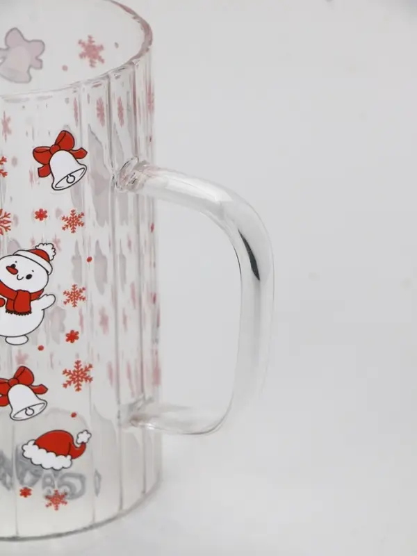 Кружка стеклянная «Новый год», 350 мл
