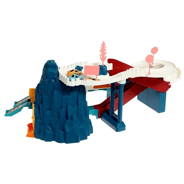 Автотрек «Виражи», световые и звуковые эффекты, работает от батареек Автотрек «Виражи», световые и звуковые эффекты, работает от батареек