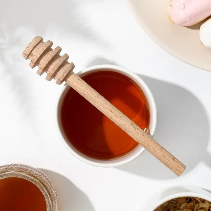Ложка деревянная для меда Ложка деревянная для меда "Веретено" бук