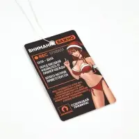 Ароматизатор бумажный «С НГ», чёрный лед