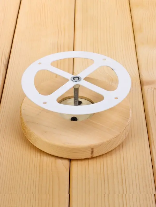 Вентиляционный клапан,(вент. канал D=95 мм), основание металл Вентиляционный клапан,(вент. канал D=95 мм), основание металл