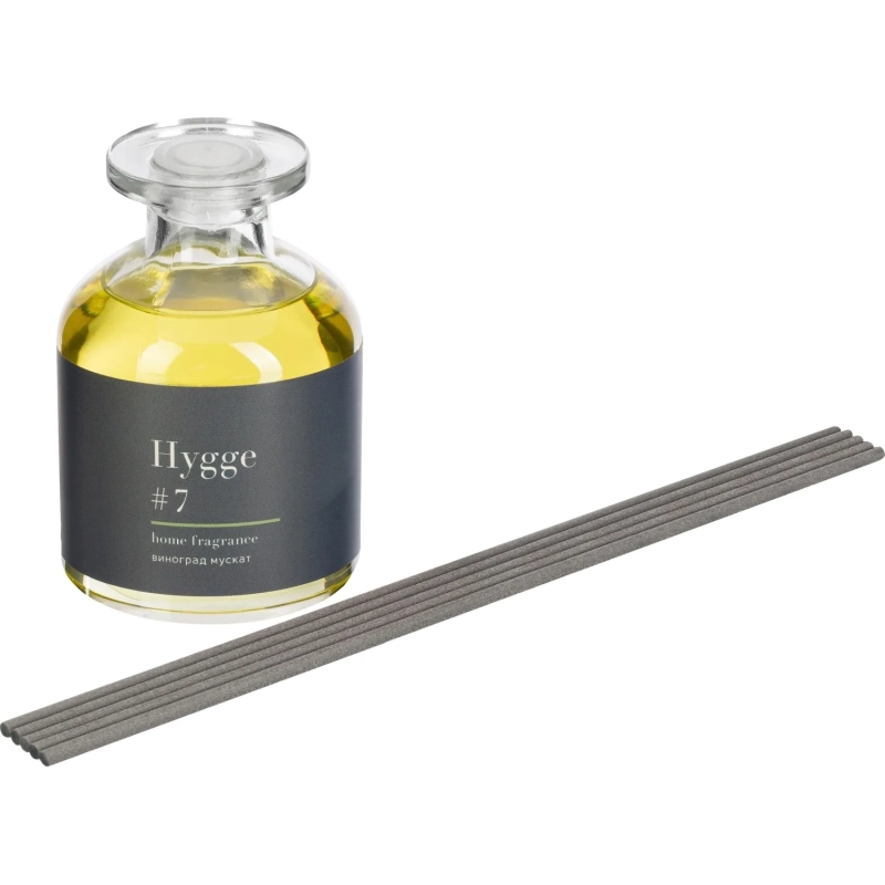 Аромадиффузор с палочками Hygge #7 Виноград мускат 100 мл