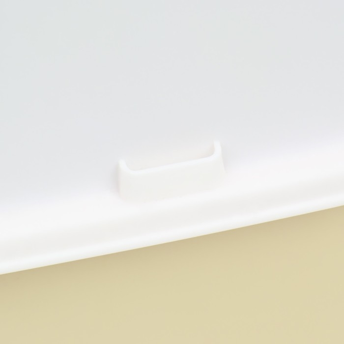 Туалет закрытый прозрачный 51 х 34 х 37 см, жёлтый+совок