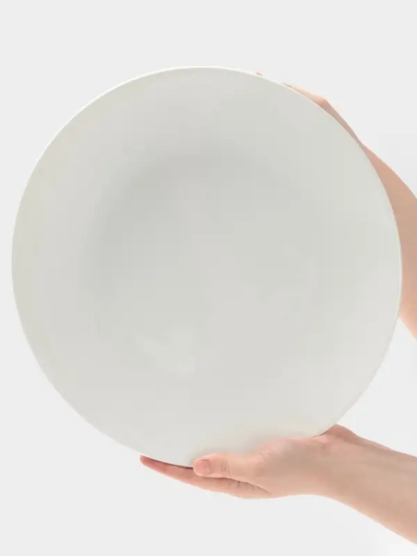 Тарелка Hanna Kn&ouml;vell, d=30.5 см, фарфор, белая