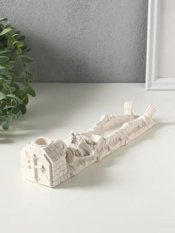 Подставка для благовоний, под свечу &laquo;Вечность&raquo;, 26&times;5&times;5 см, гипс