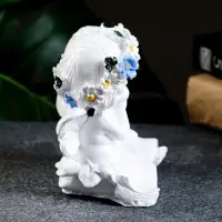 Фигурка гипс &laquo;Два ангела с книгой&raquo;, 12&times;12 см