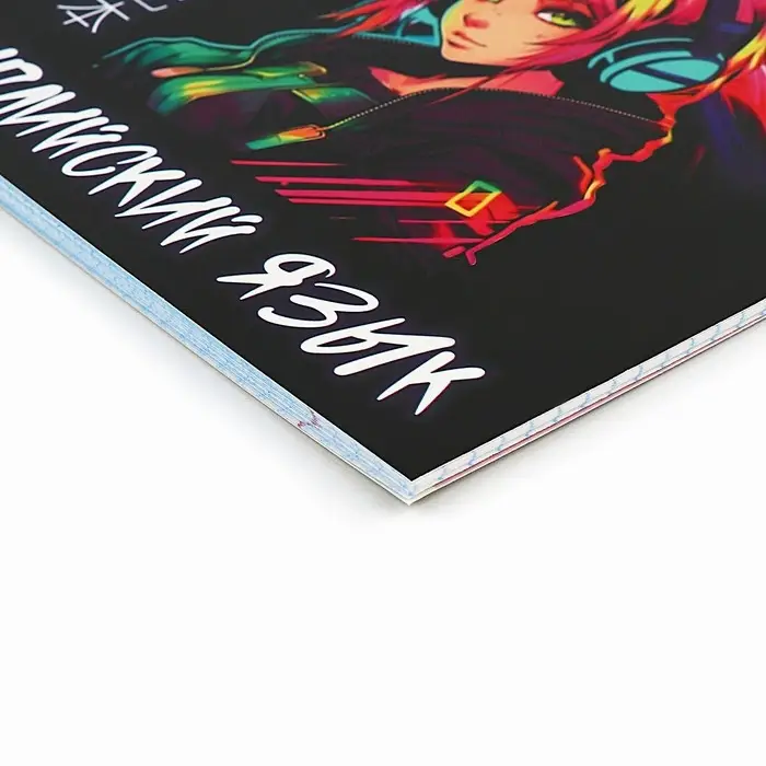 Тетрадь в клетку, предметная, 36 л.,на скрепке, блок №1&laquo;Аниме. Английский язык&raquo;