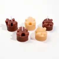 Свечи ароматические, набор 5 шт., 4&times;3.5&times;3.3 см