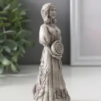 Фигура славянская богиня «Лада» 12×4.5×5 см, серая