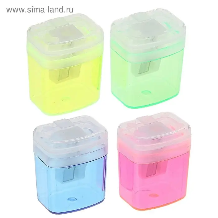 Точилка с контейнером «Офис», МИКС