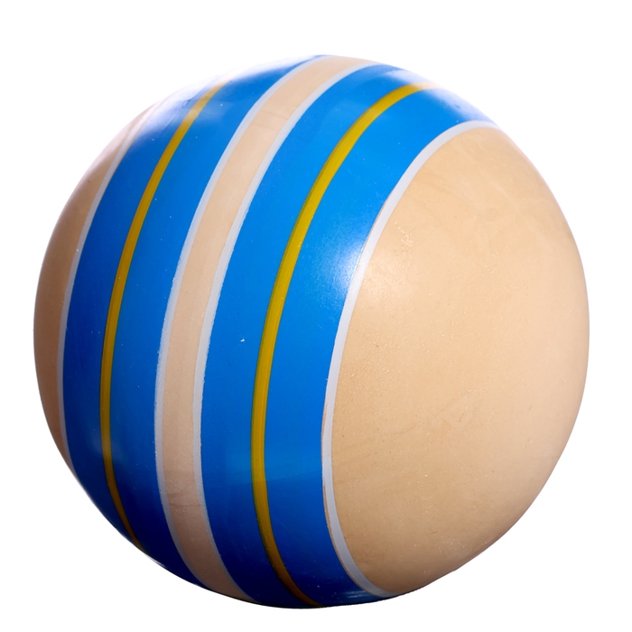 Мяч резиновый, диаметр 100 мм, эко, ручное окрашивание Мяч резиновый, диаметр 100 мм, эко, ручное окрашивание