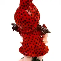 Садовая фигура из полистоуна &laquo;Девочка-клубничка&raquo;, 55&times;25&times;30 см