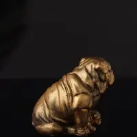 Набор фигурок &laquo;Гости, кошка и собака&raquo;, 2 шт., 7 см, бронза