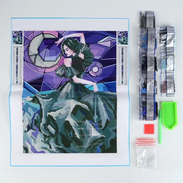 Алмазная мозаика с частичным заполнением на холсте &laquo;Танец&raquo;, 30&times;40 см