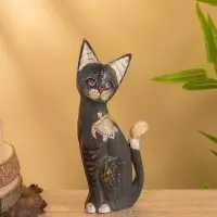 Сувенир «Кошка в ошейнике», 7×3.5×20 см, дерево, МИКС