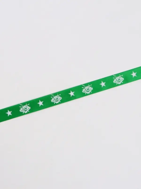 Лента атласная &laquo;23 февраля&raquo;, 2.5 см &times; 18 (&plusmn; 1) м, зелёная