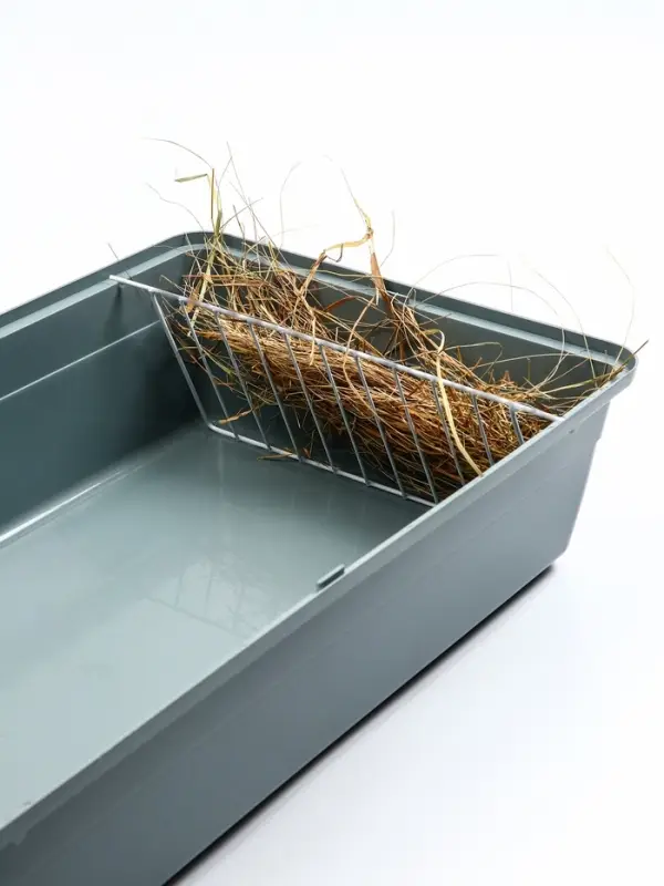 Клетка усиленная для кроликов, 60 х 36 х 40 см, серая