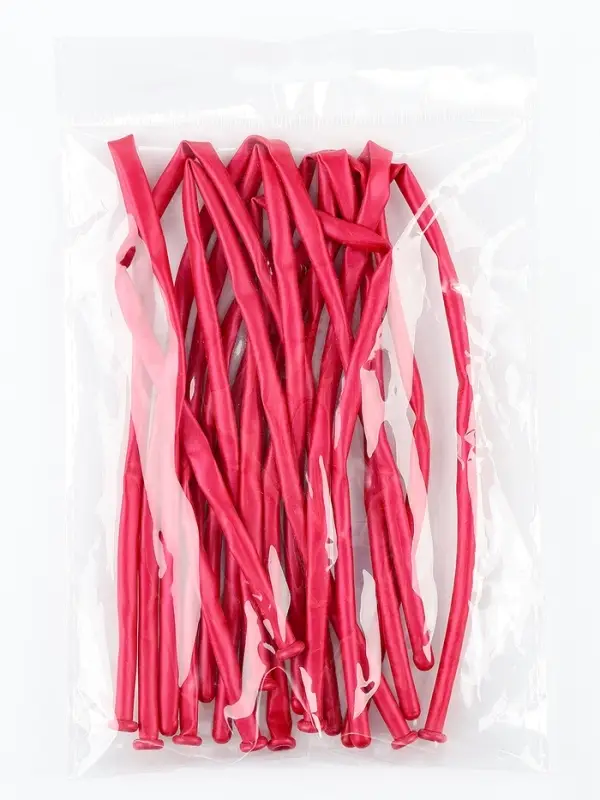 Воздушные шары для моделирования 125 см, d=2.5 см, 10 шт., фуксия Воздушные шары для моделирования 125 см, d=2.5 см, 10 шт., фуксия