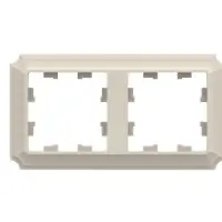 ATLASDESIGN ANTIQUE 2-постовая рамка, универсальная, БЕЖЕВЫЙ