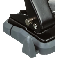 Дырокол Attache до 25 листов, с блокиратором, металлич., чёрный