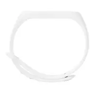 Ремешок для фитнес-браслета Mi Band 5/6/7 Luazon, белый