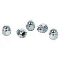 Гайка колесная M12x1,5x25, конус, ключ 21, закрытая, хром для а/м Mazda/Hyundai/KIA