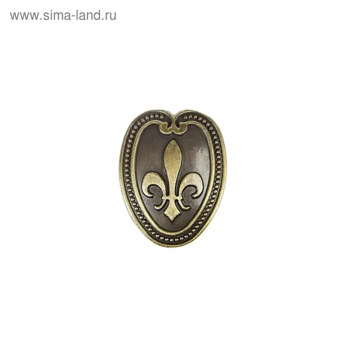 Ручка кнопка РК204, цвет бронза