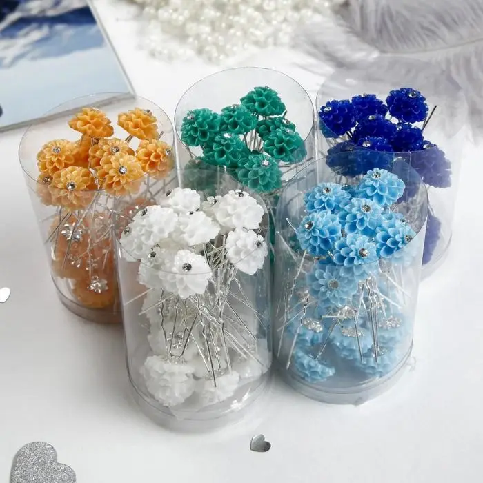 Шпилька для волос «Цветок объёмный», МИКС Шпилька для волос «Цветок объёмный», МИКС