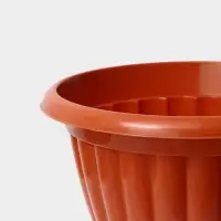 Вазон для цветов &laquo;Жасмин&raquo;, 12 л, d=37 см, h=46 см, коричневый