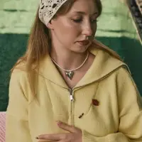 Чокер &laquo;Сердце&raquo; жемчужные бусины, белый в серебре, 32 см + 5 см доп, цепочка