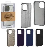 Чехол iPhone 14 Pro Mag Noble Collection Carbon K-DOO