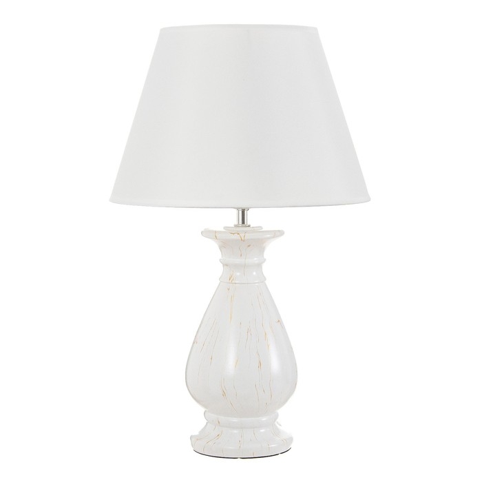 Настольная лампа Настольная лампа "Фиона" Е27 40Вт белый 30х30х49 см RISALUX