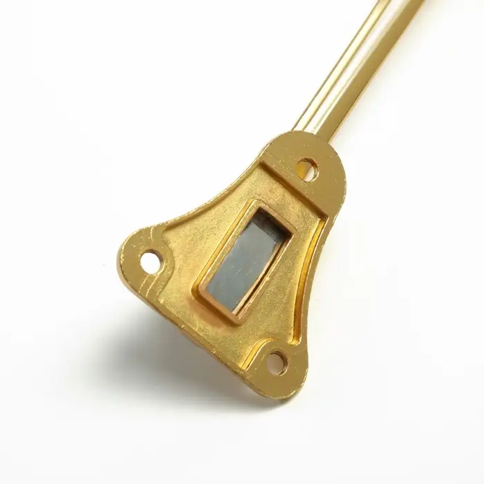 Фиксатор дверной LOCKLAND, &laquo;козья ножка&raquo;, цвет золото
