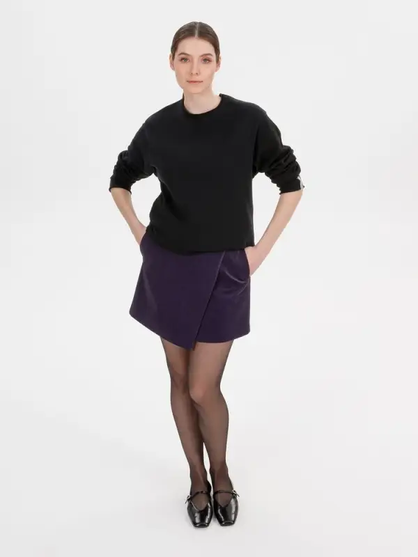 Лонгслив унисекс Siluetti Fuori, черный, размер S/M Лонгслив унисекс Siluetti Fuori, черный, размер S/M