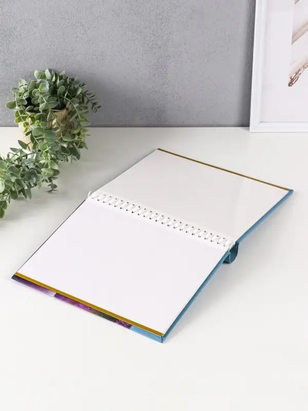 Фотоальбом 10 магнитных листов Фотоальбом 10 магнитных листов "Лавандовое поле" 23X28см, пер-т внутр.спираль