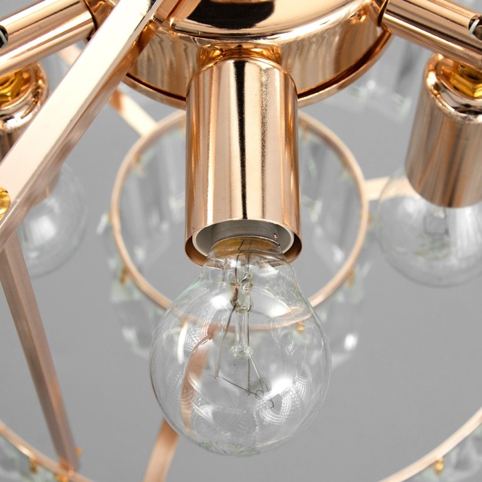 Люстра Люстра "Молси" 6хЕ14 золото 50х50х28 см BayerLux