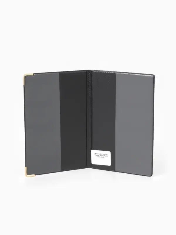 Обложка для паспорта, с гербом, 9.5&times;0.5&times;13.5 см, МИКС