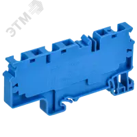 ARMAFIX Клемма пружинная CX6-3 BU 6мм2 трехконтактная синяя IEK