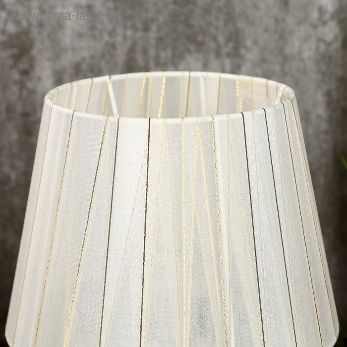 Лампа настольная Лампа настольная "Золотое цветение" 1хЕ14 40Вт 20х20х32 см RISALUX