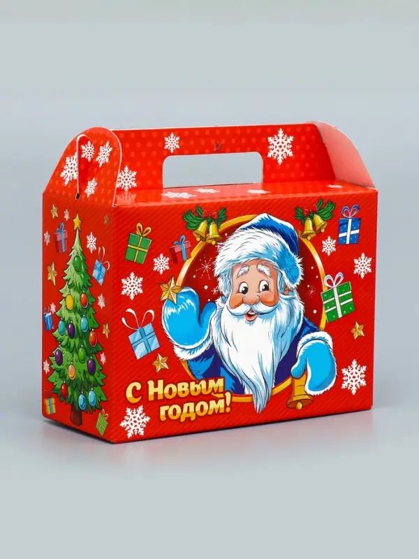 Подарочная новогодняя коробка &laquo;Новогодняя дружба&raquo; , Чемодан 23&times;10.5&times;16.5 см