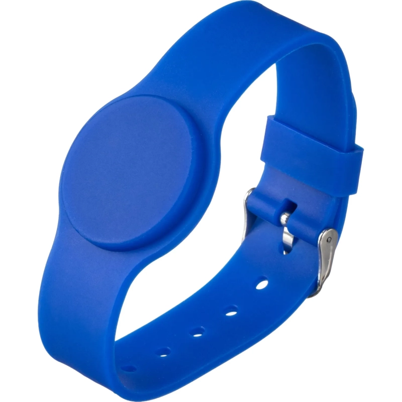 Браслет доступа (RFID-браслет) Bigtech Mifare 1К, с застежкой (синий)