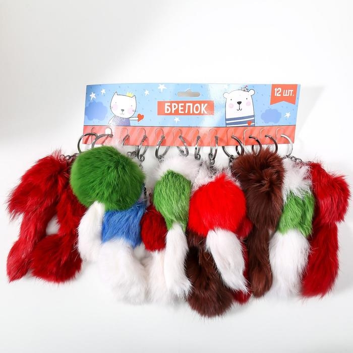 Пушистик на кольце 6,5 х 6,5 х 14 см, цвета МИКС Пушистик на кольце 6,5 х 6,5 х 14 см, цвета МИКС