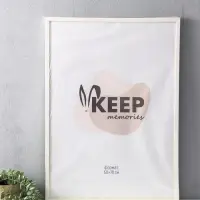 Фоторамка для фото 50&times;70 см Keep memories, Elysian, пластик, белый с золотом