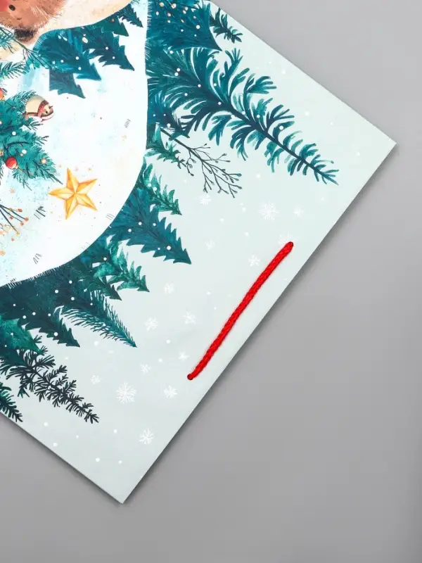 Пакет подарочный новогодний ламинированный, «Подготовка к Новому Году» , 33×10×42.5 см