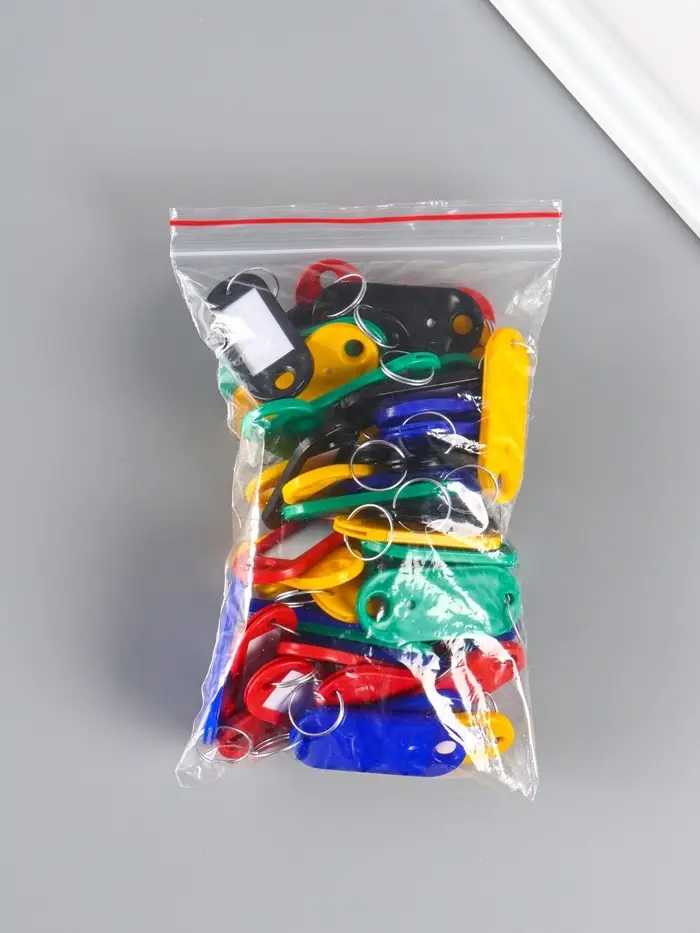 Набор брелоков для ключей 53мм, 50шт., ассорти Набор брелоков для ключей 53мм, 50шт., ассорти