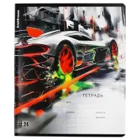 Тетрадь 24 листа в клетку ErichKrause Adrenaline Speed, МИКС