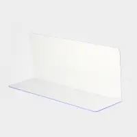 Пластиковый разделитель L-образный, 45&times;15&times;20 см, прозрачный