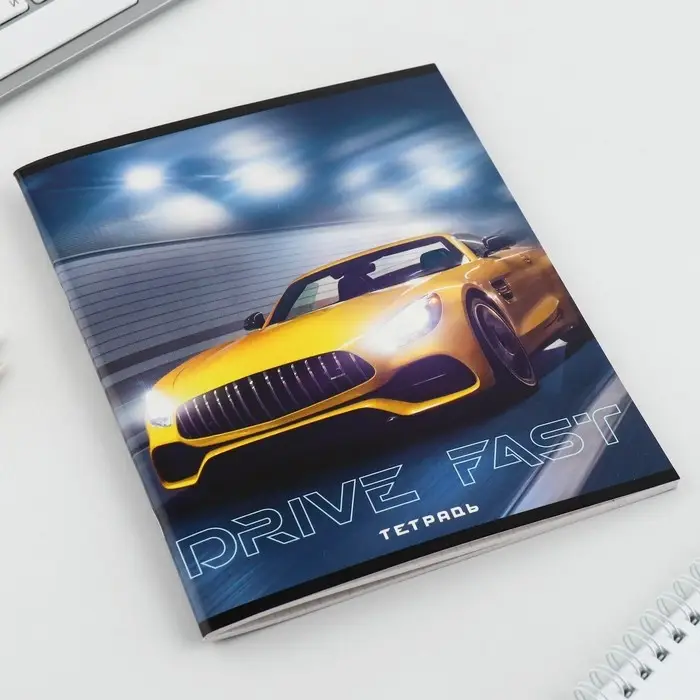 Тетрадь в клетку, 48 л., А5, на скрепке, блок №2 «Машины» МИКС Тетрадь в клетку, 48 л., А5, на скрепке, блок №2 «Машины» МИКС