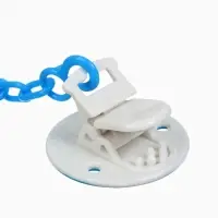 Соска - пустышка анатомическая &laquo;Для мальчика&raquo; +6 мес., 2 шт., держатель 1 шт., контейнер